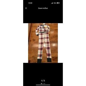New unisex Christmas plaid Hearth & Hand by Magnolia pajamas size 10